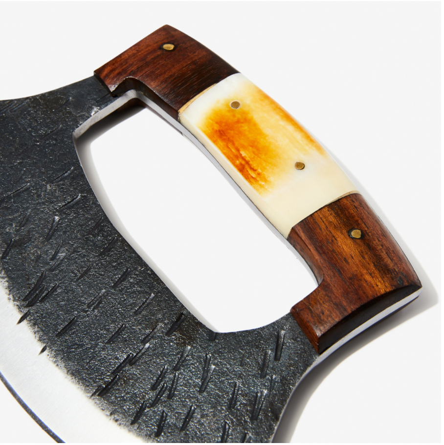 Custom Hand Forged Alaskan ULU Knife