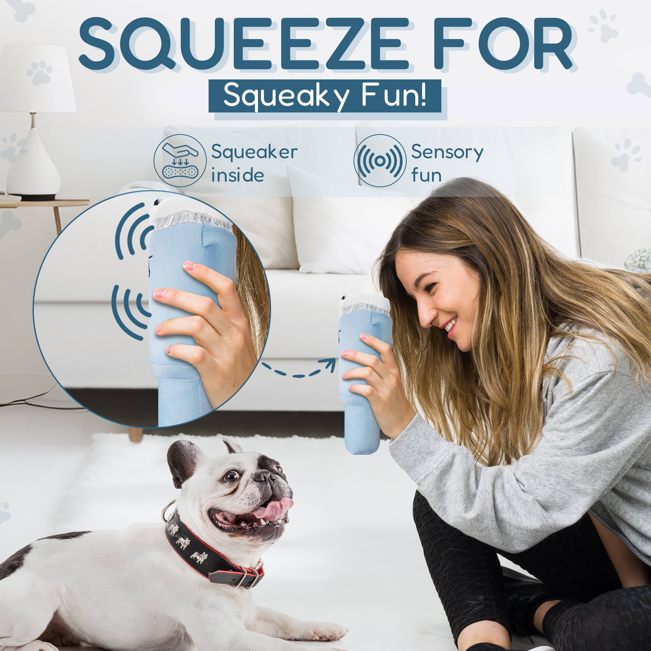 PUPROAR Pup Cup Tumbler Plush Squeaker Dog Toy