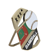 Baseball Color Medal Free Standing