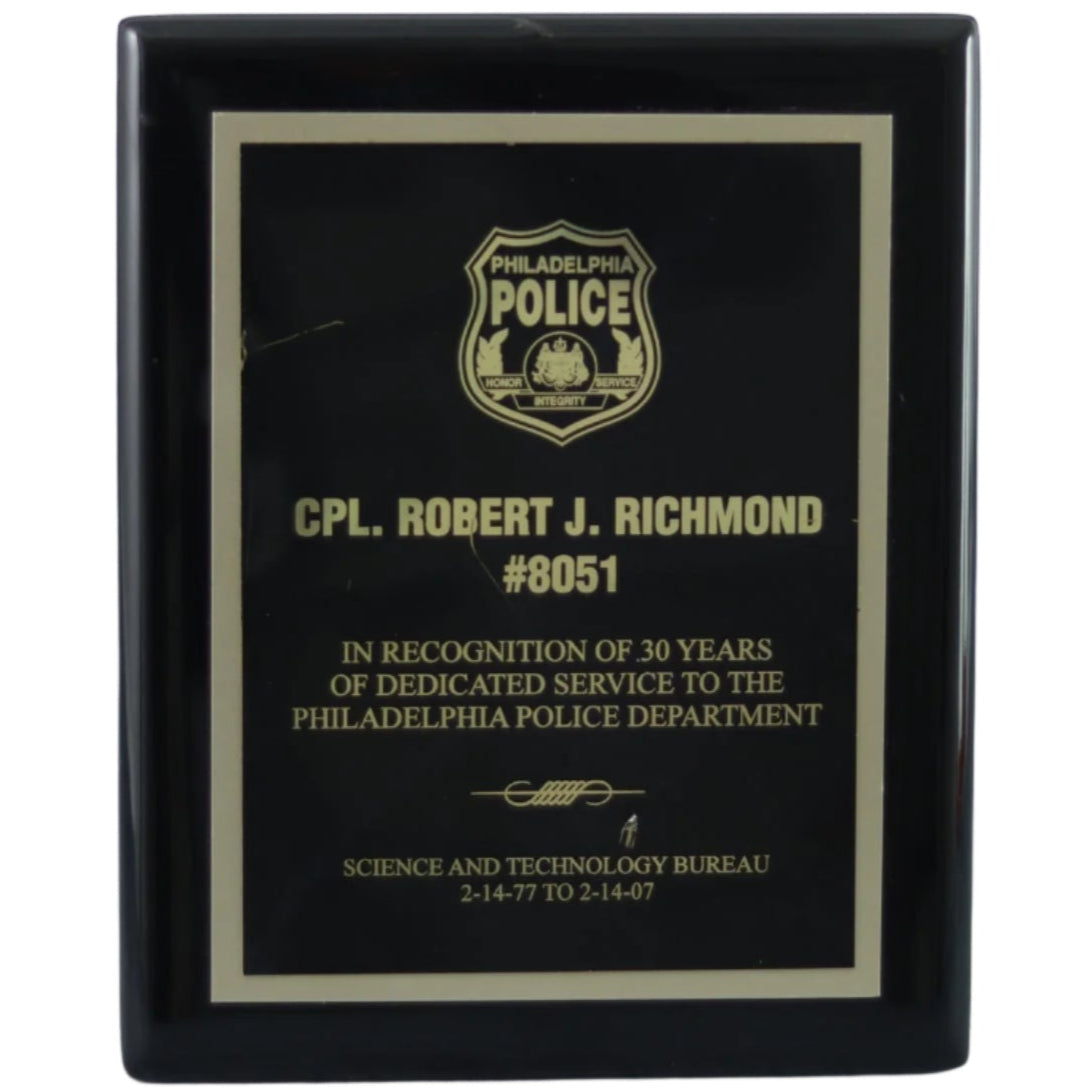 Executive Ebony Piano Finish Plaque-Awards & Engraving