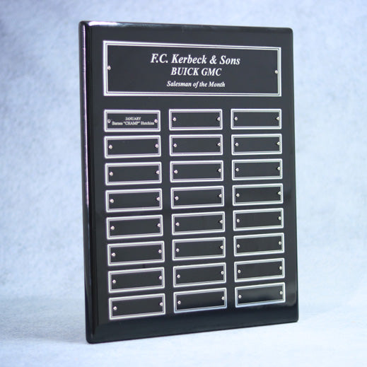 Perpetual Ebony Piano Finish Plaque-Awards & Engraving