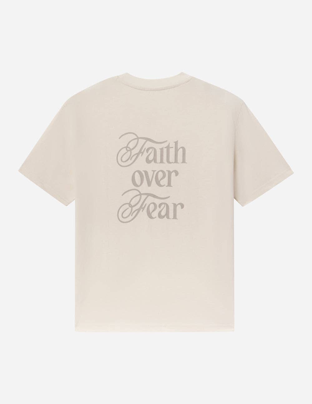 Faith Over Fear Taupe Unisex Tee