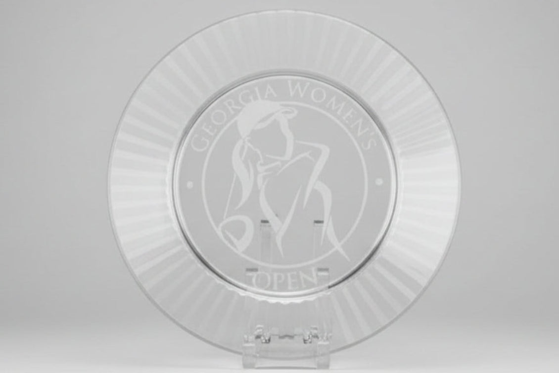 Clear European Glass Tray