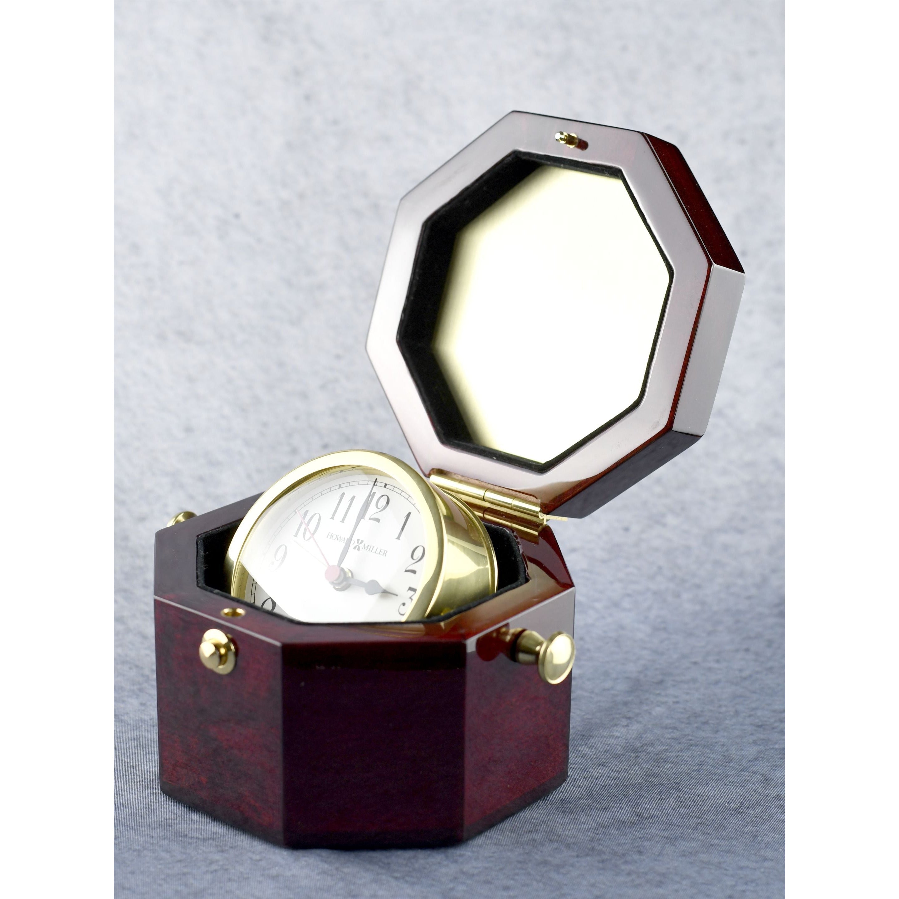 Captains Clock Encased In Cherrywood-Awards & Engraving