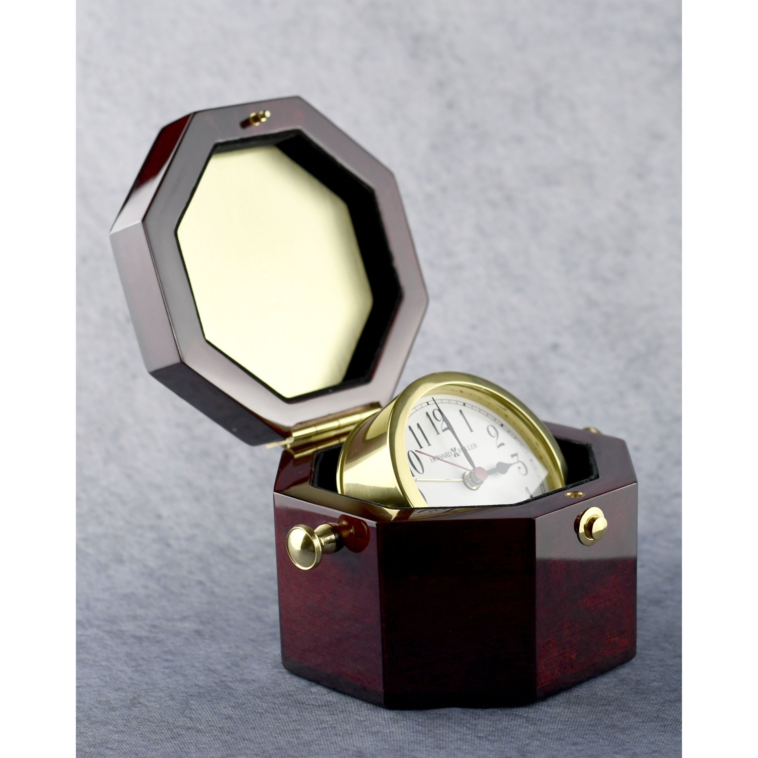 Captains Clock Encased In Cherrywood-Awards & Engraving