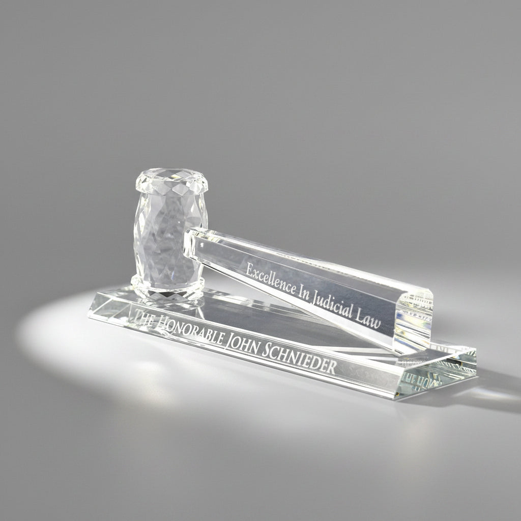 Crystal Gavel-Awards & Engraving