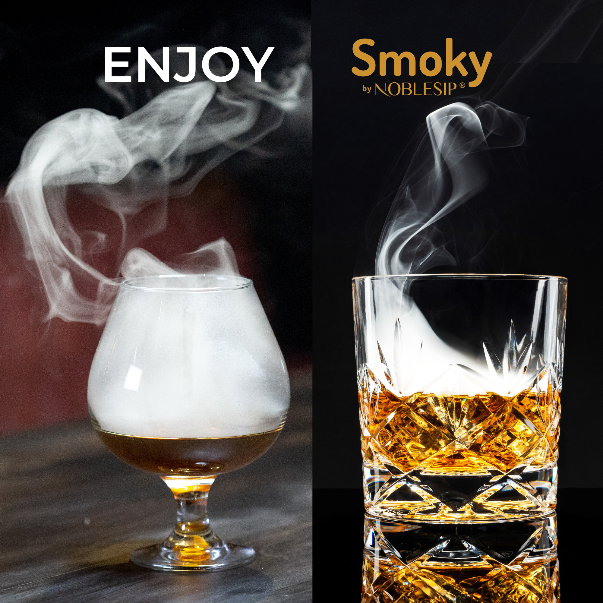 Cocktail Smoker Kit with Torch & Premium Wood Chips — Gift Set for Old Fashioned & Whiskey Bars
