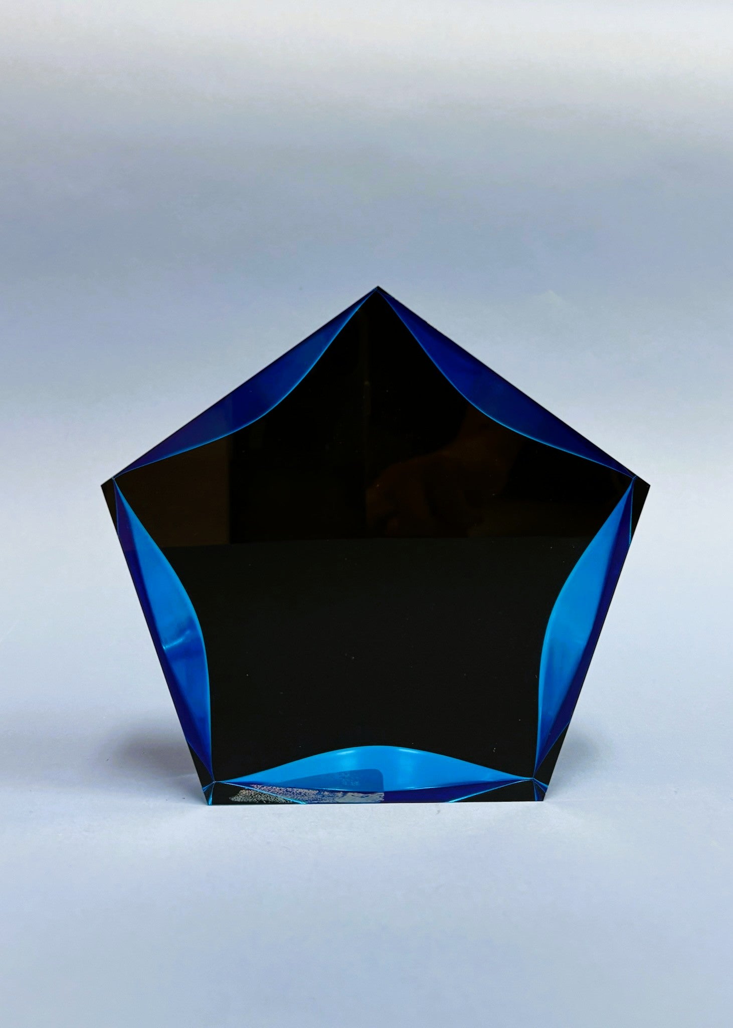 Black/Blue Luminary Star Acrylic Award