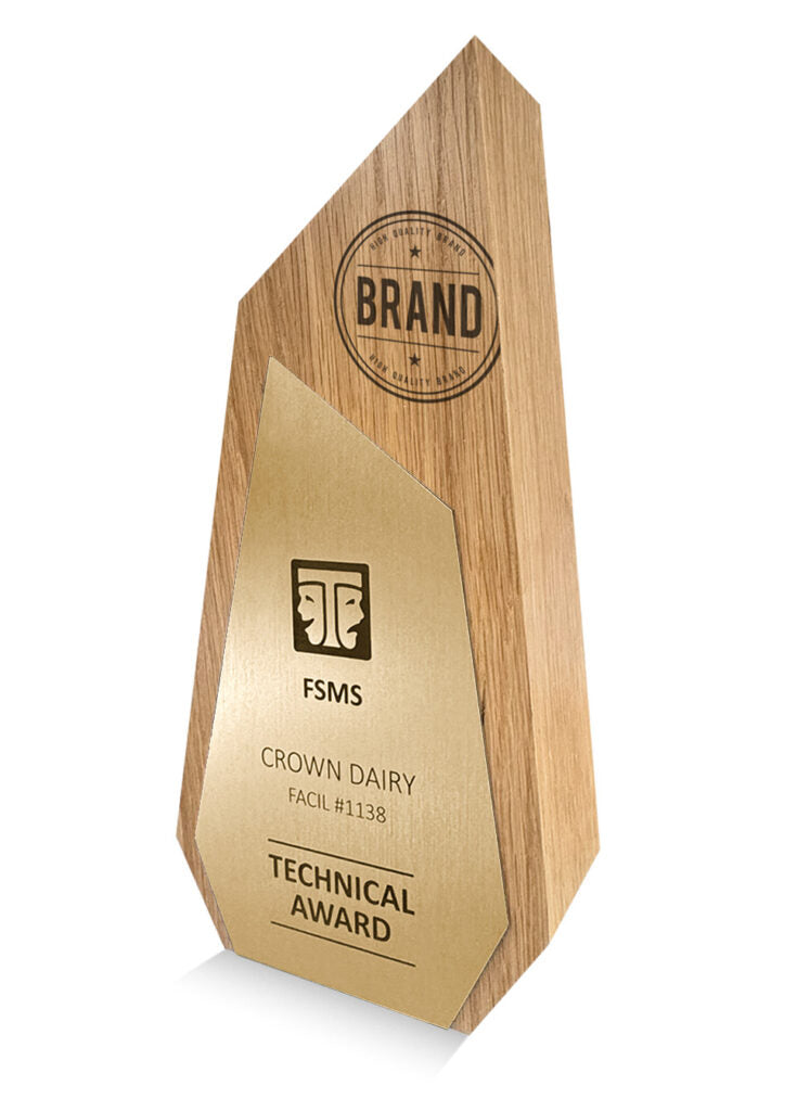 Solid Wood Angular Summit Award