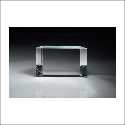 Bevel Back Crystal Block