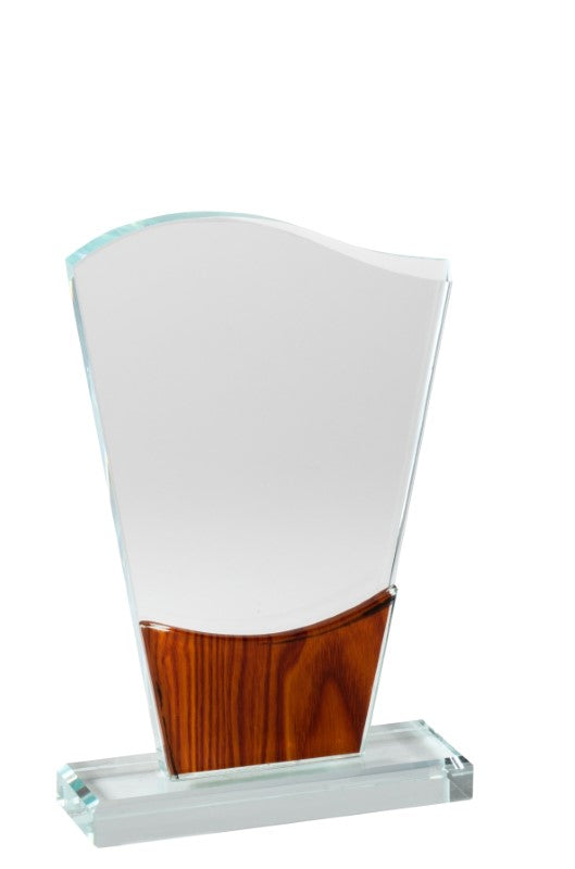 Wave Crystal with Cherrywood Accent