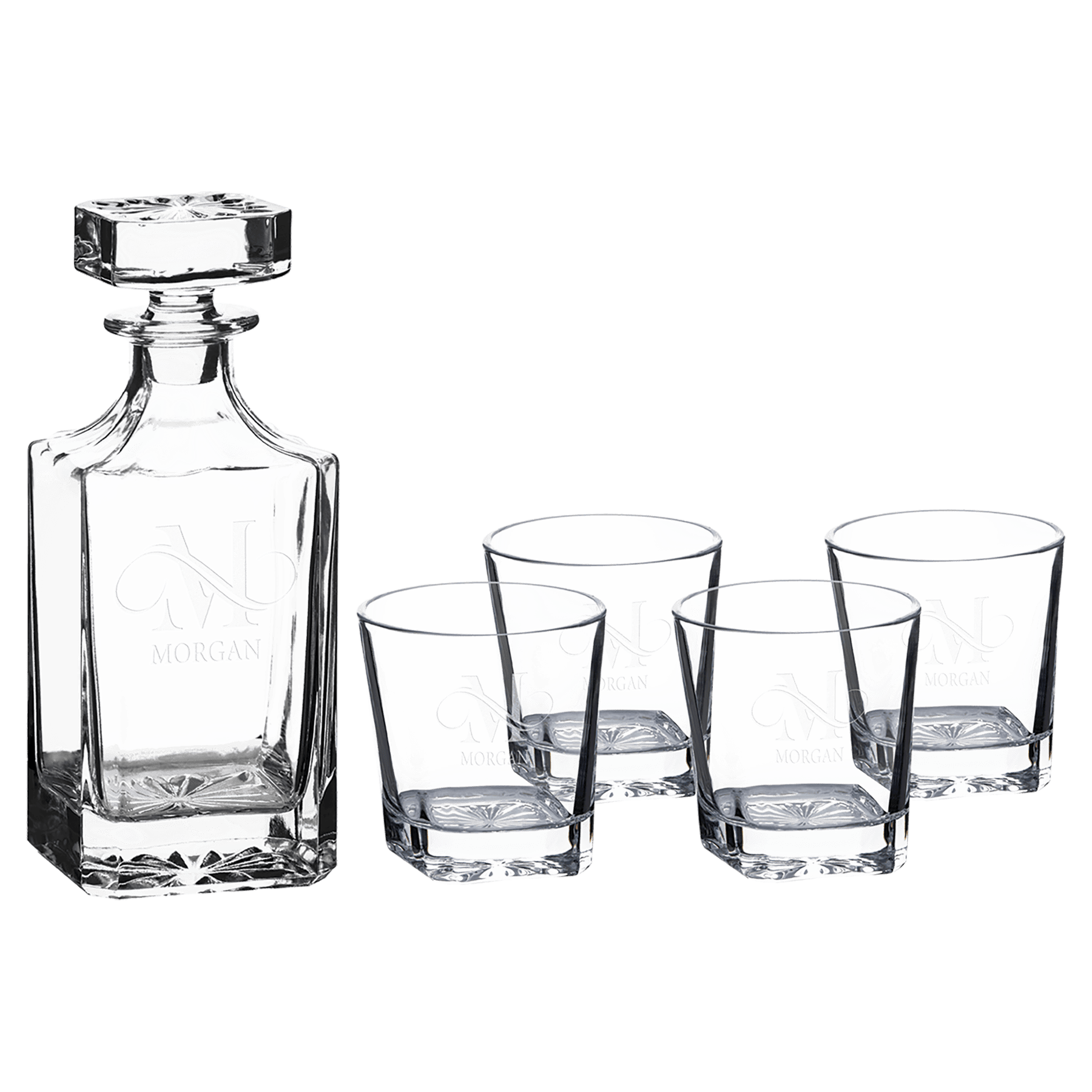 Stunning Unique Metal And Glass Barware image