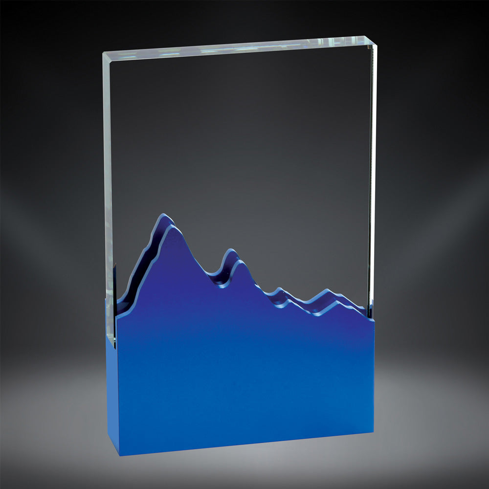 Blue Elevation Glass Award