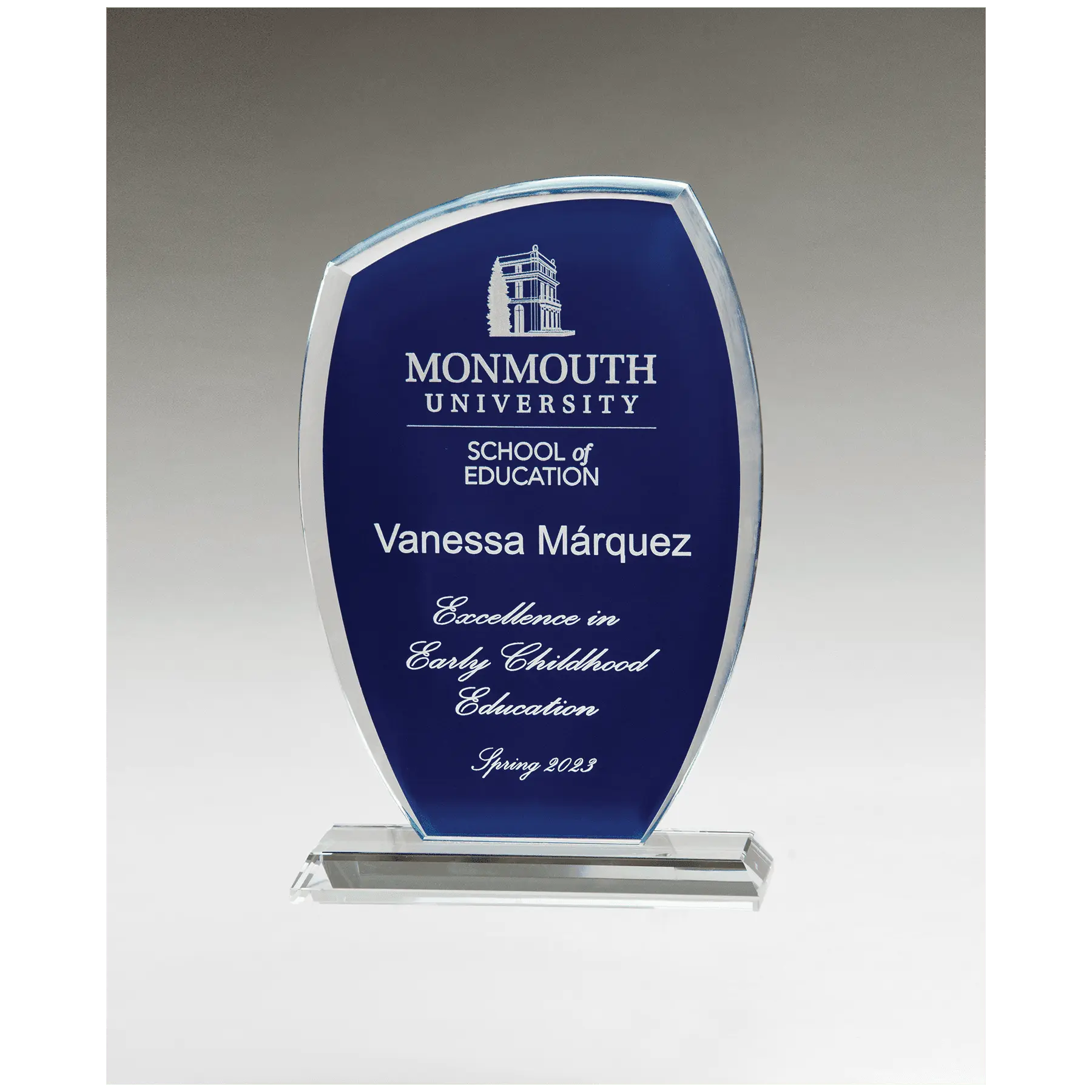 Tidal Series Clear Glass with Painted Background