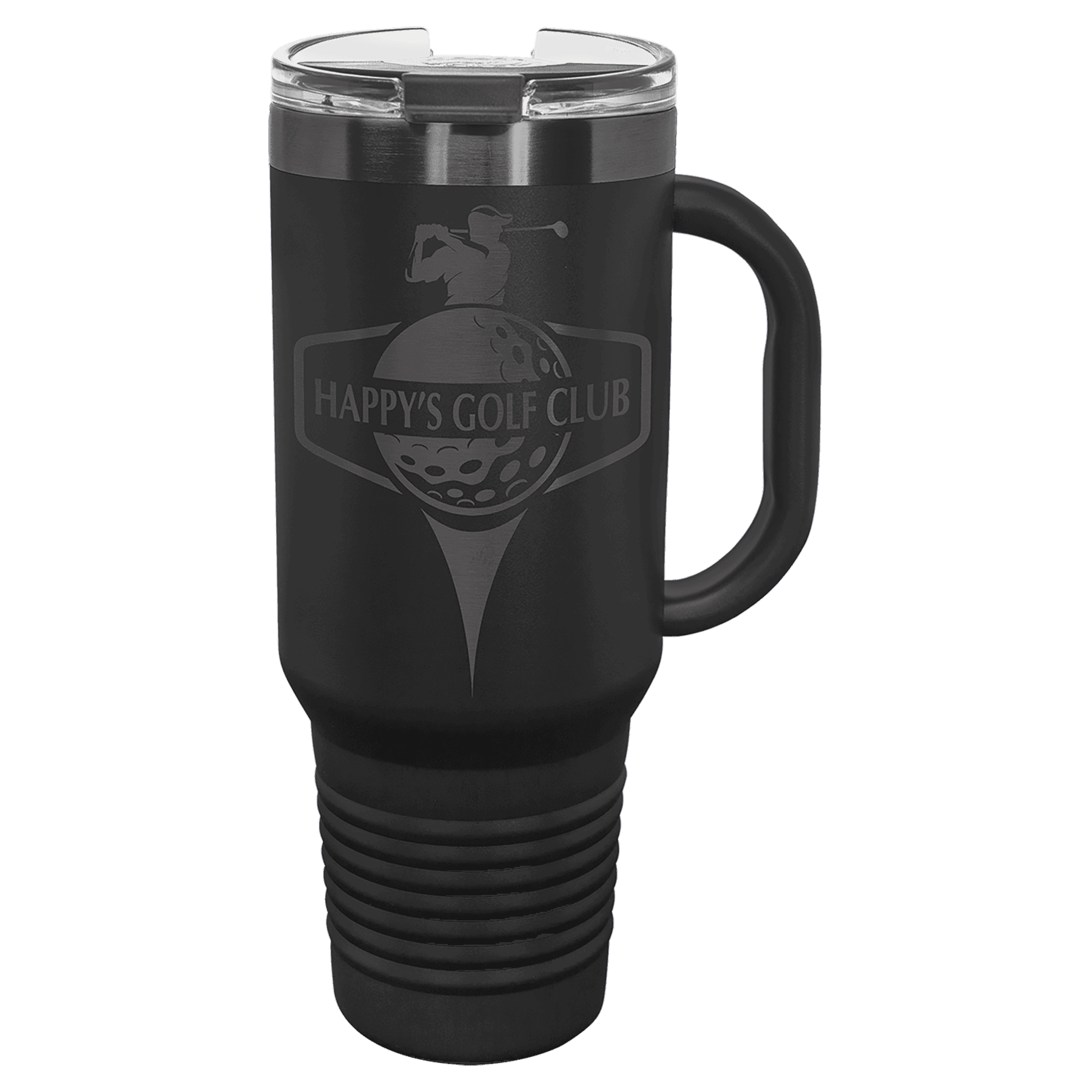 40 oz. Stainless Steel Vacuum Insulated Travel Mug with Handle and Straw - Ion Plated