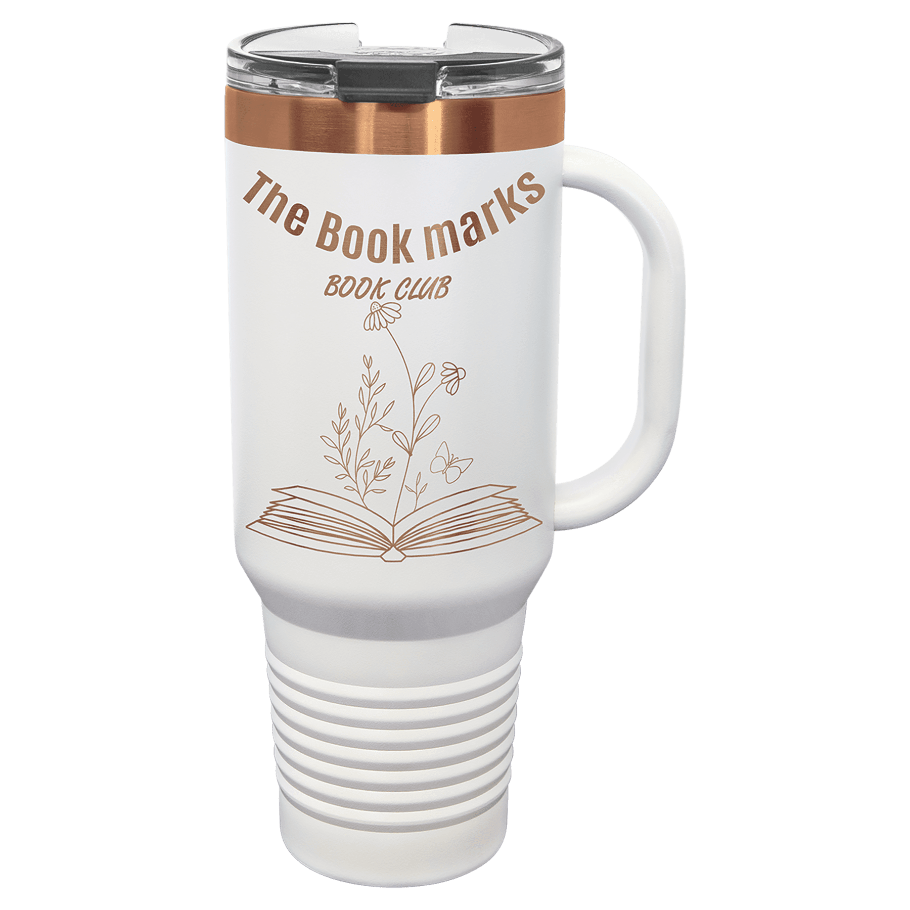 40 oz. Stainless Steel Vacuum Insulated Travel Mug with Handle and Straw - Ion Plated