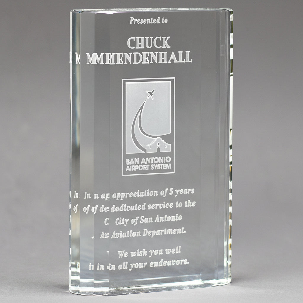 Optic Crystal Merit Award-Awards & Engraving