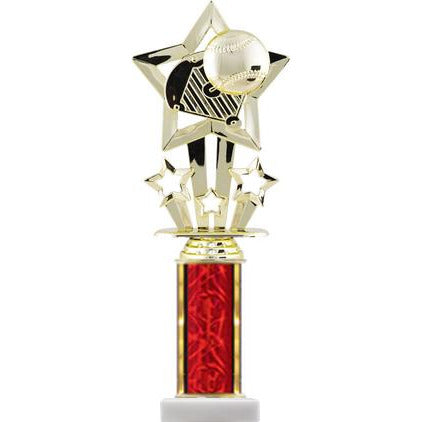 Star Theme Figure And Column Trophy-Awards & Engraving