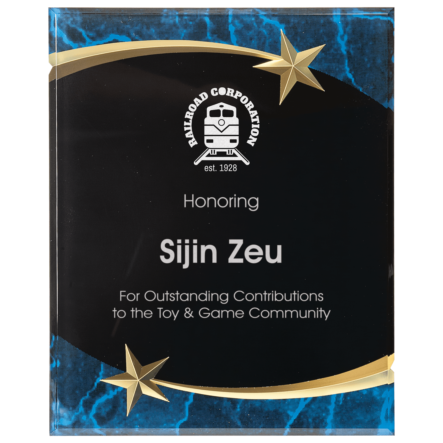 Shooting Star Color Acrylic Plaques