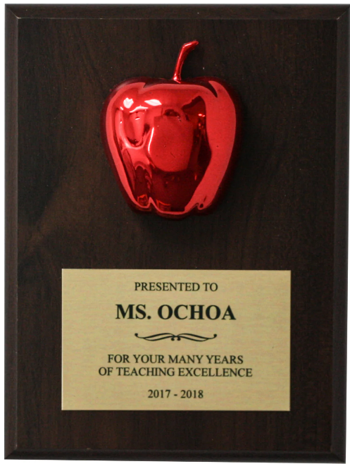 Red Apple Plaque
