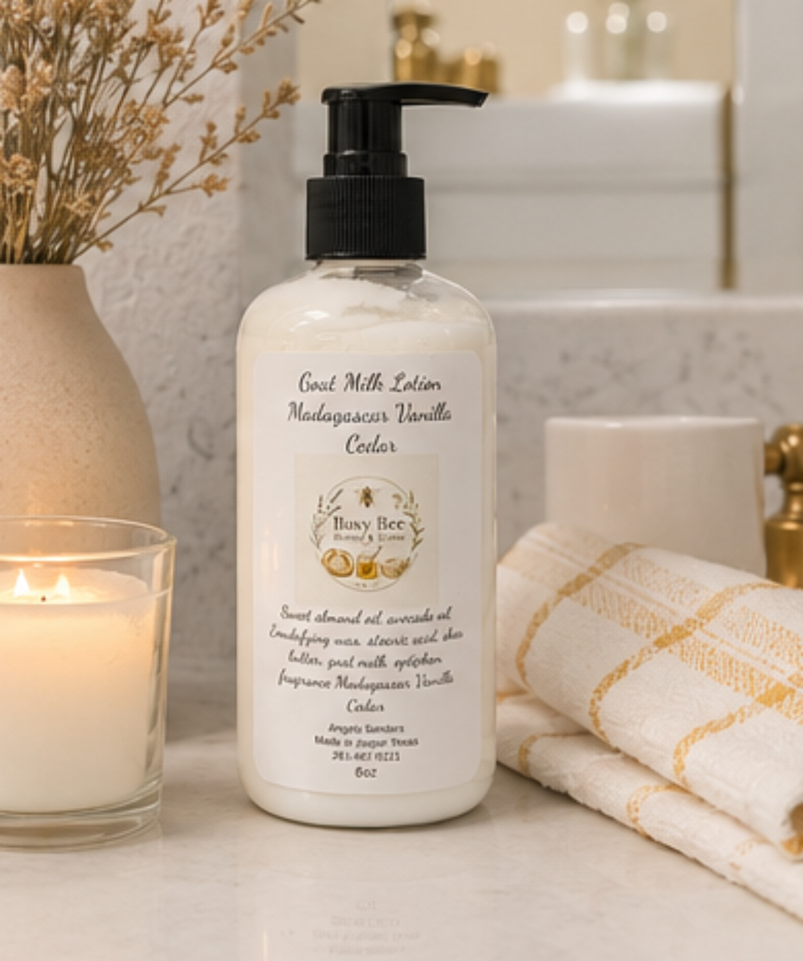 Busy Bee Goat Milk Lotion | 8 oz