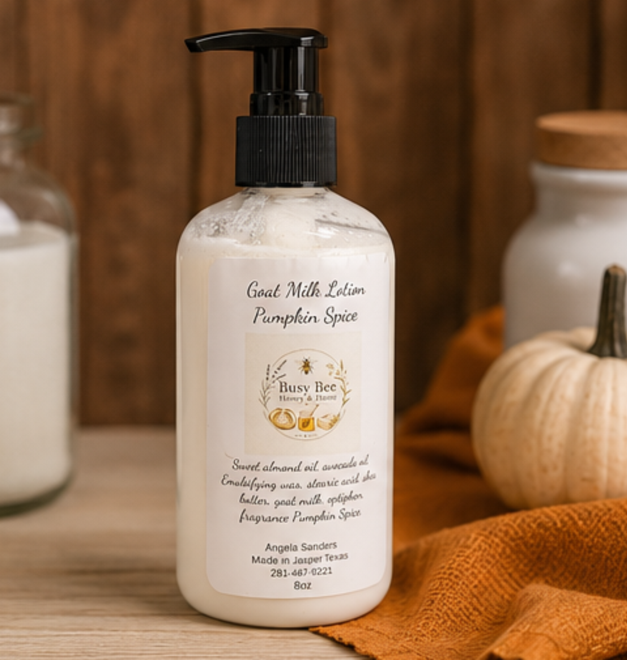 Busy Bee Goat Milk Lotion | 8 oz