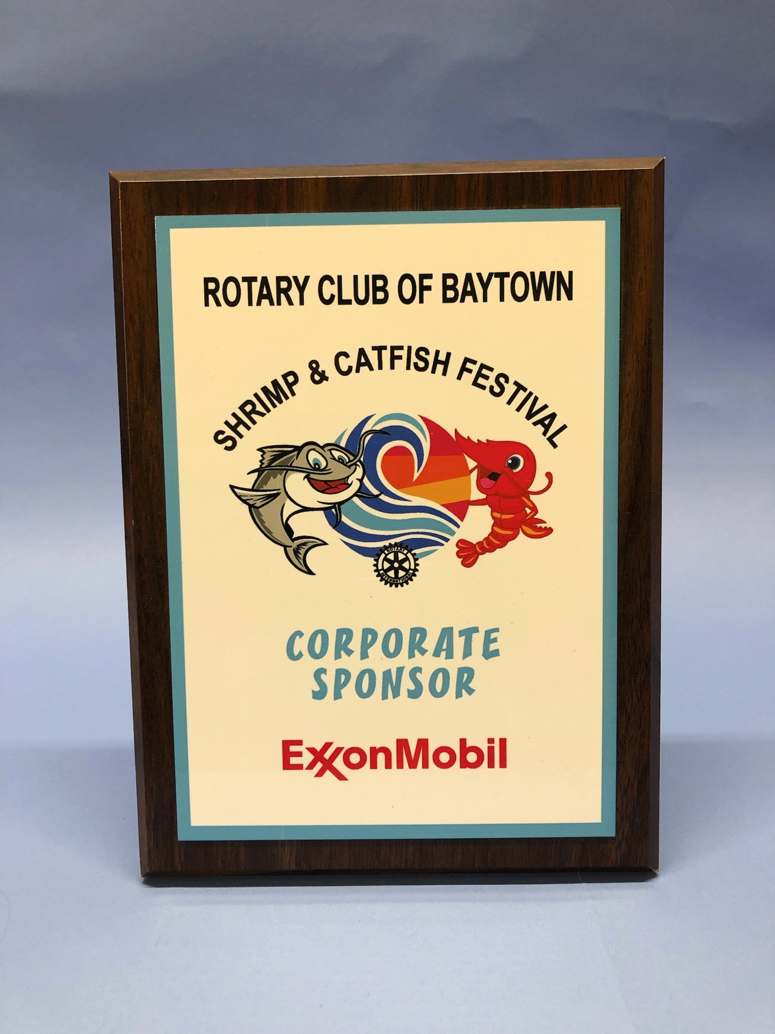 EConomy Cherry Finish Plaque Sublimated