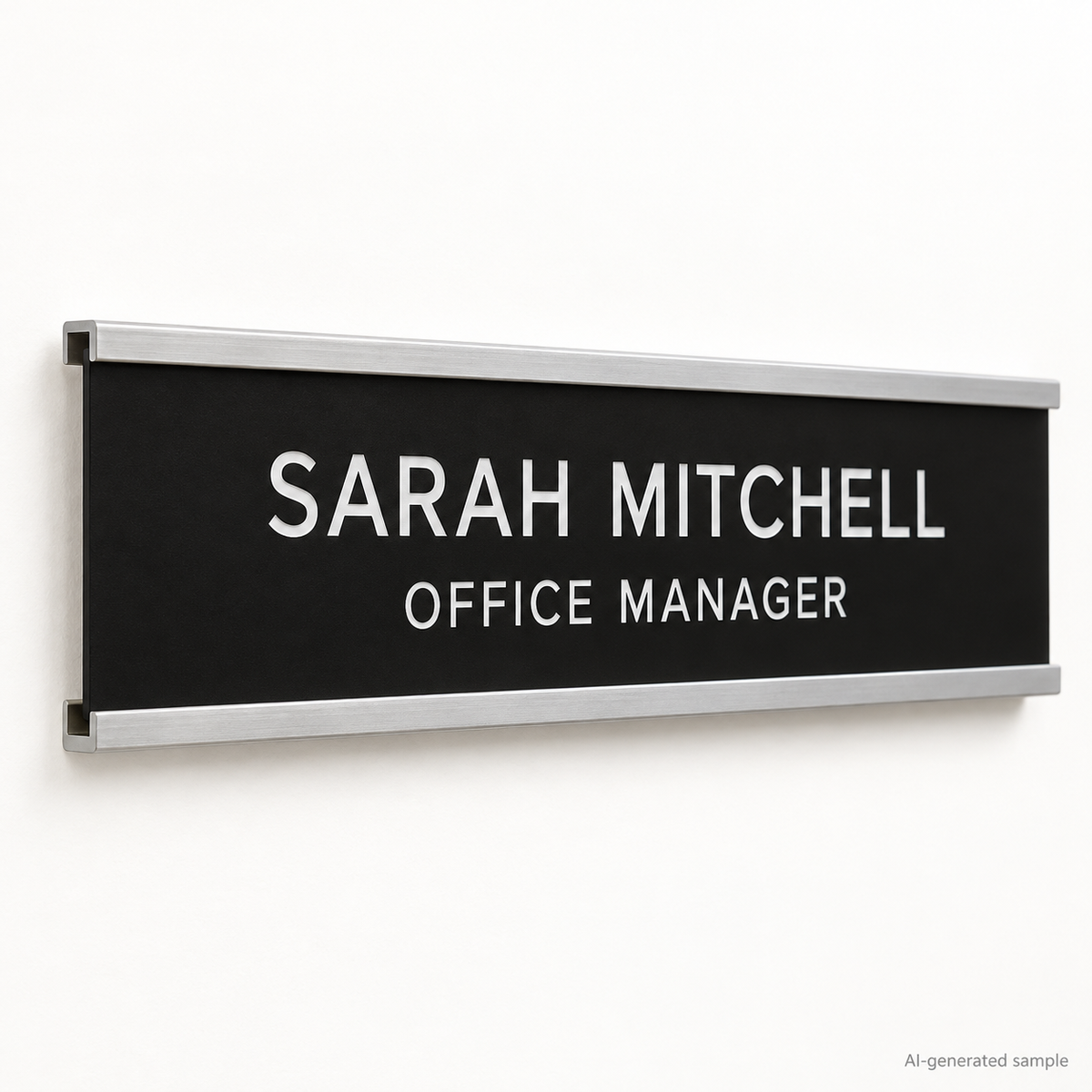 Custom Engraved Wall Plates with Standard Holder