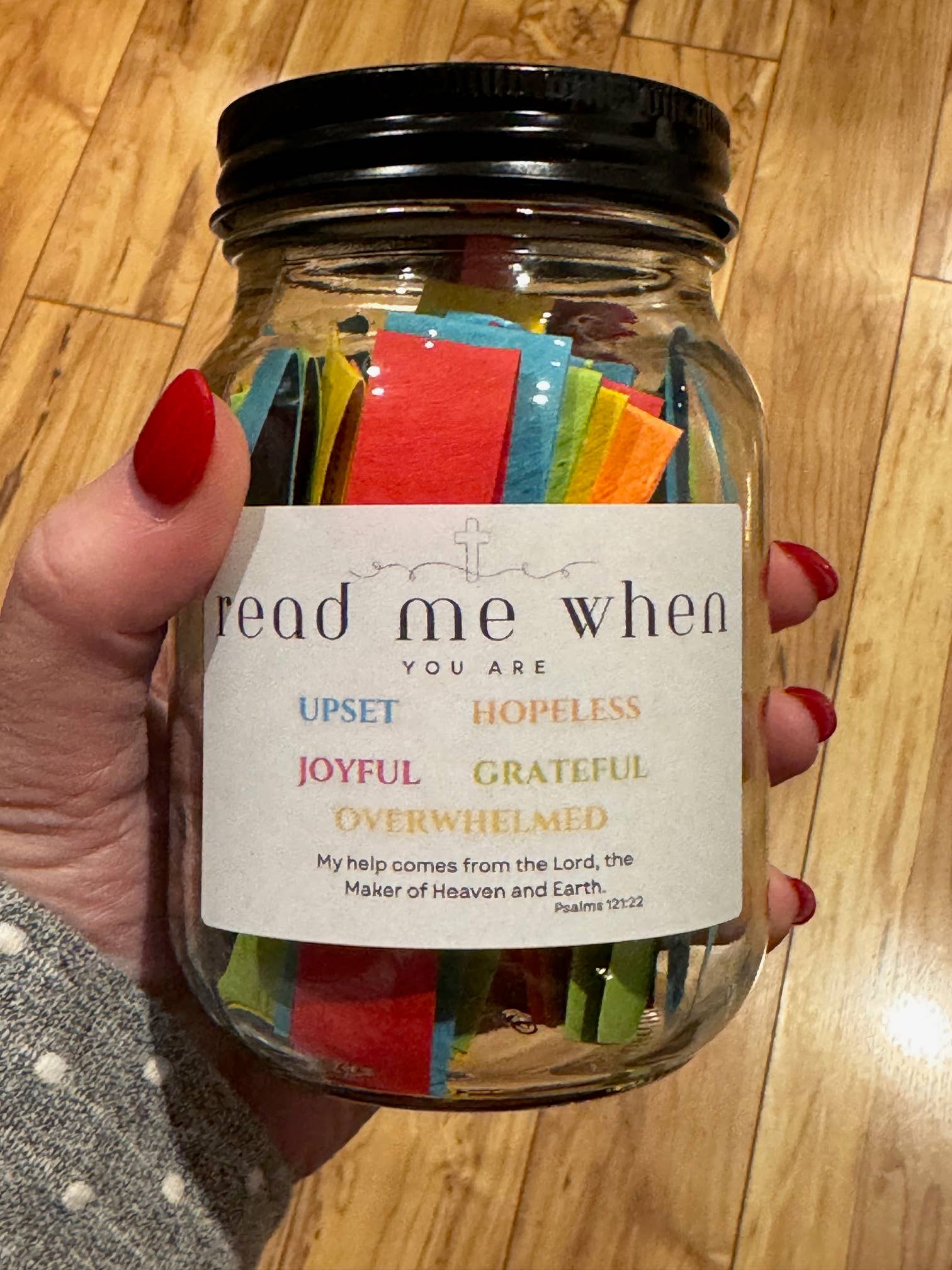 Bible Verses in a Jar- Color Coded Scripture New Design