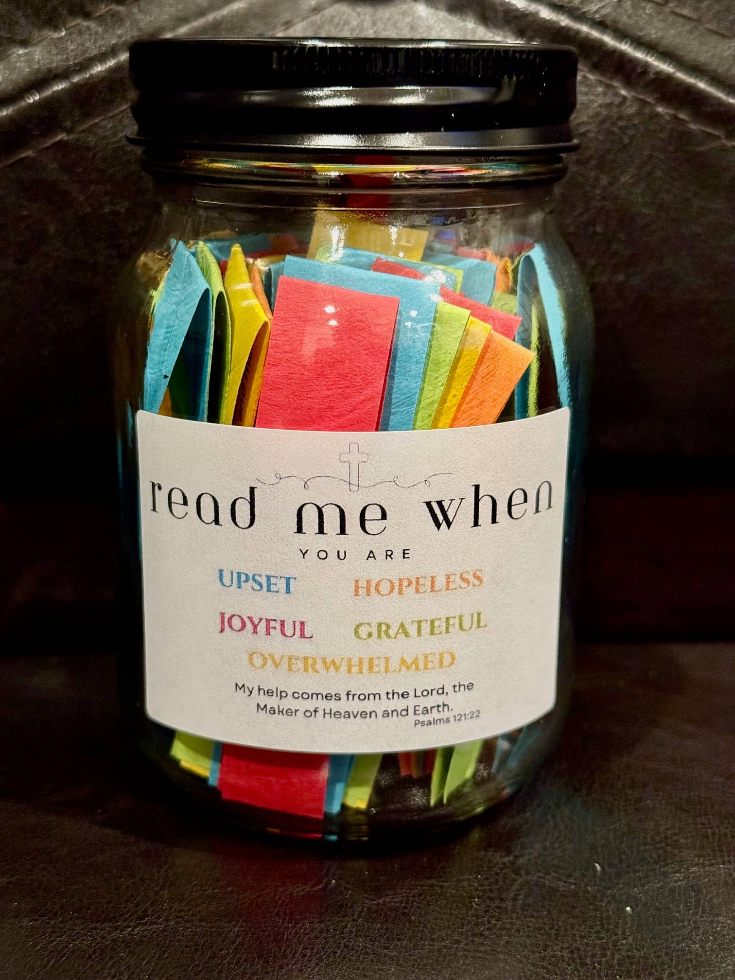 Bible Verses in a Jar- Color Coded Scripture New Design