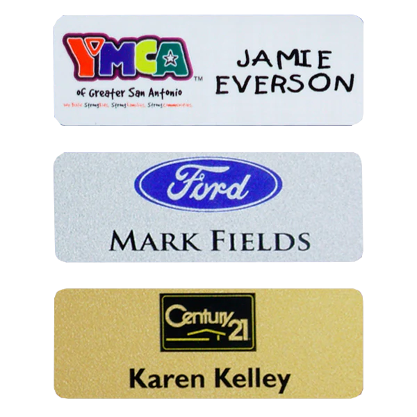 Full Color Aluminum Name Badge