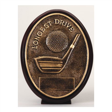 Longest Drive Oval Resin