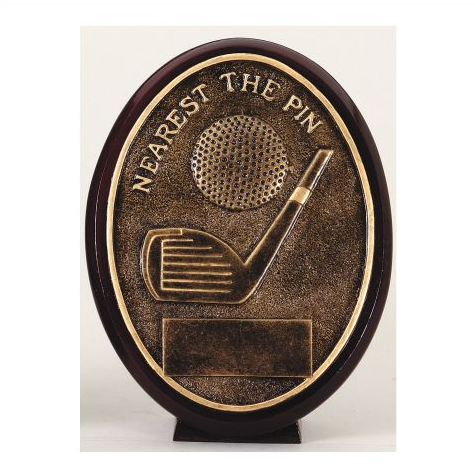 Nearest the Pin Oval Resin