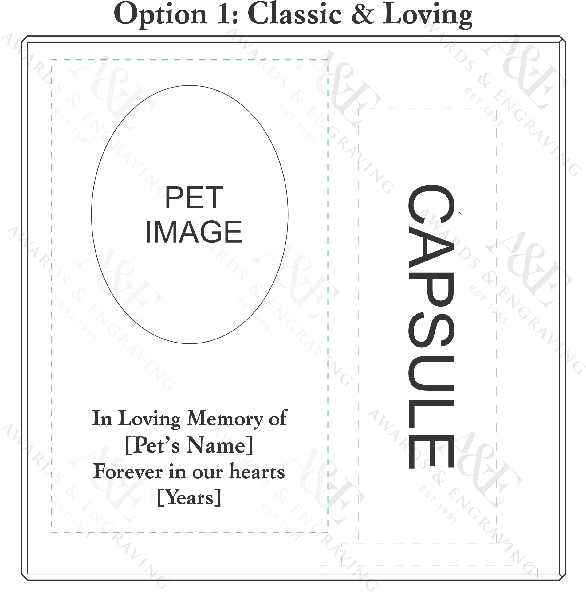 Eternal Light Pet Memorial Crystal