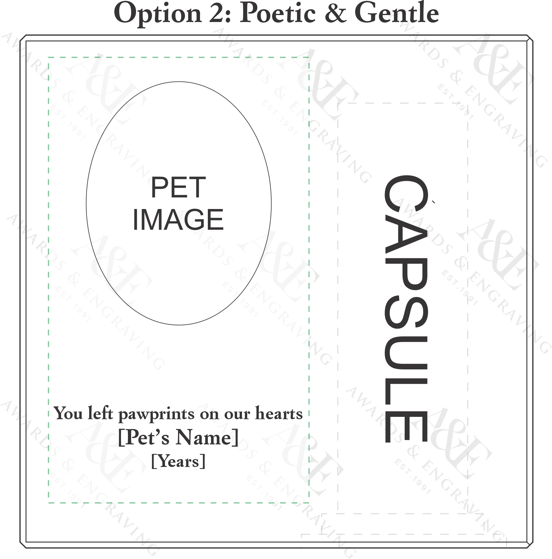 Eternal Light Pet Memorial Crystal