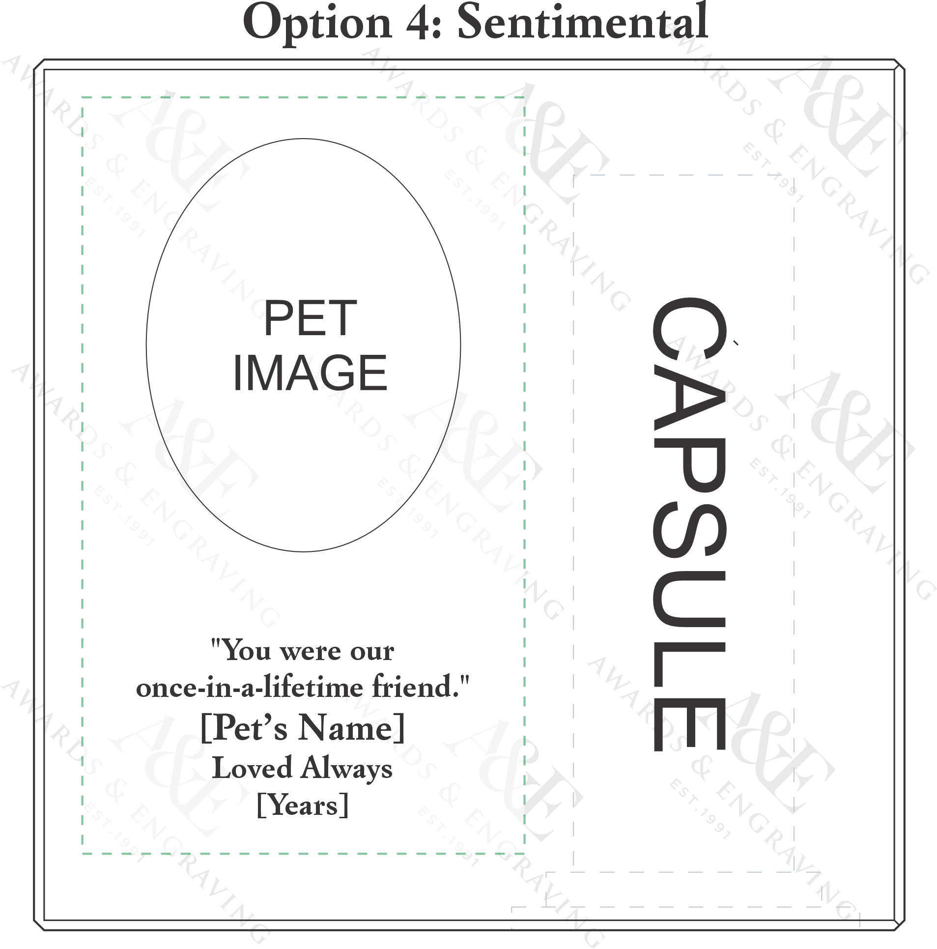 Eternal Light Pet Memorial Crystal