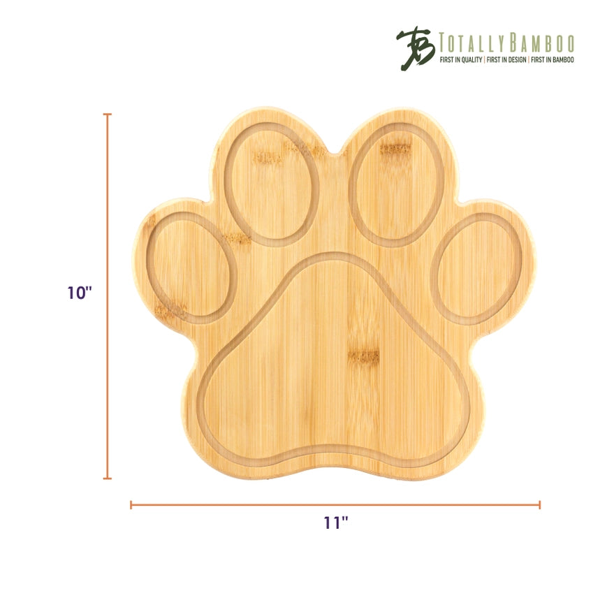 Paw Shaped Cutting & Charcuterie Serving Tray