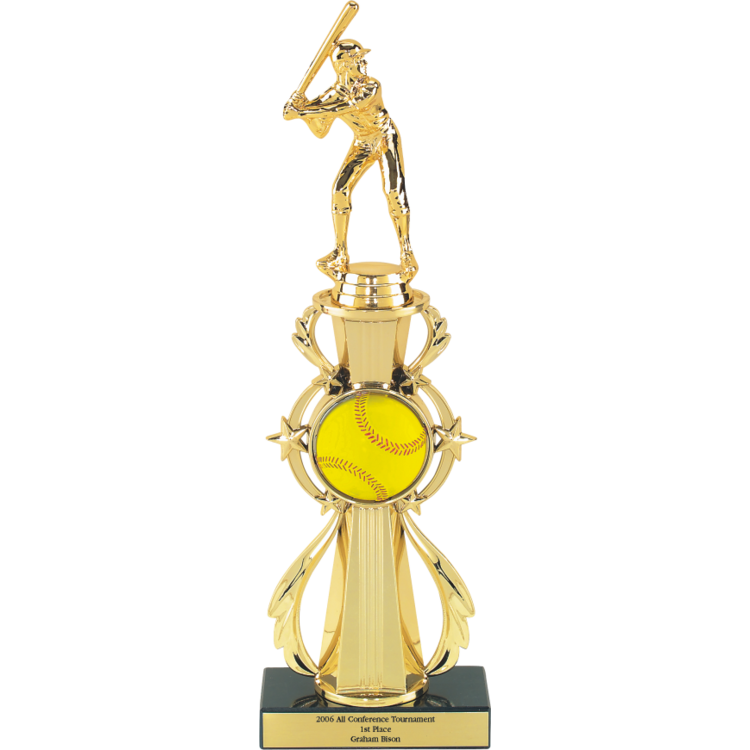 3D Full Color Sport Ball Star Riser Award Trophy-Awards & Engraving