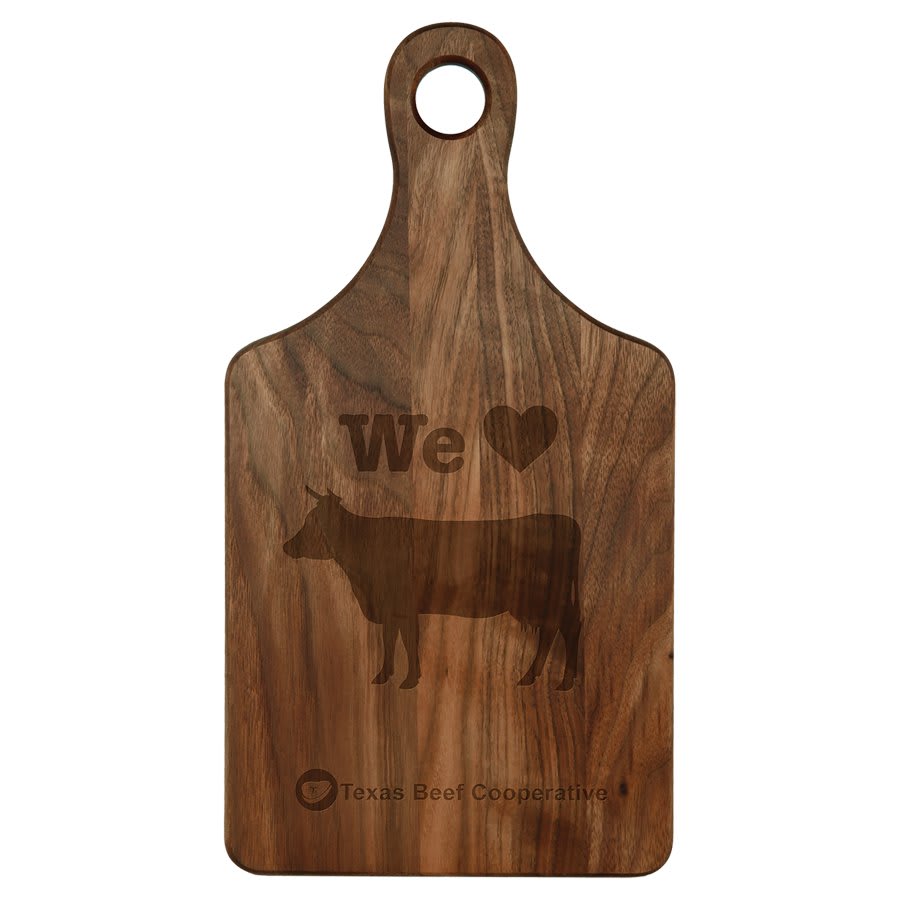Genuine Walnut Paddle Shaped Cutting Board