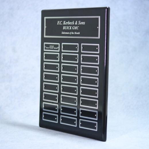 Perpetual Ebony Piano Finish Plaque-Awards &amp; Engraving