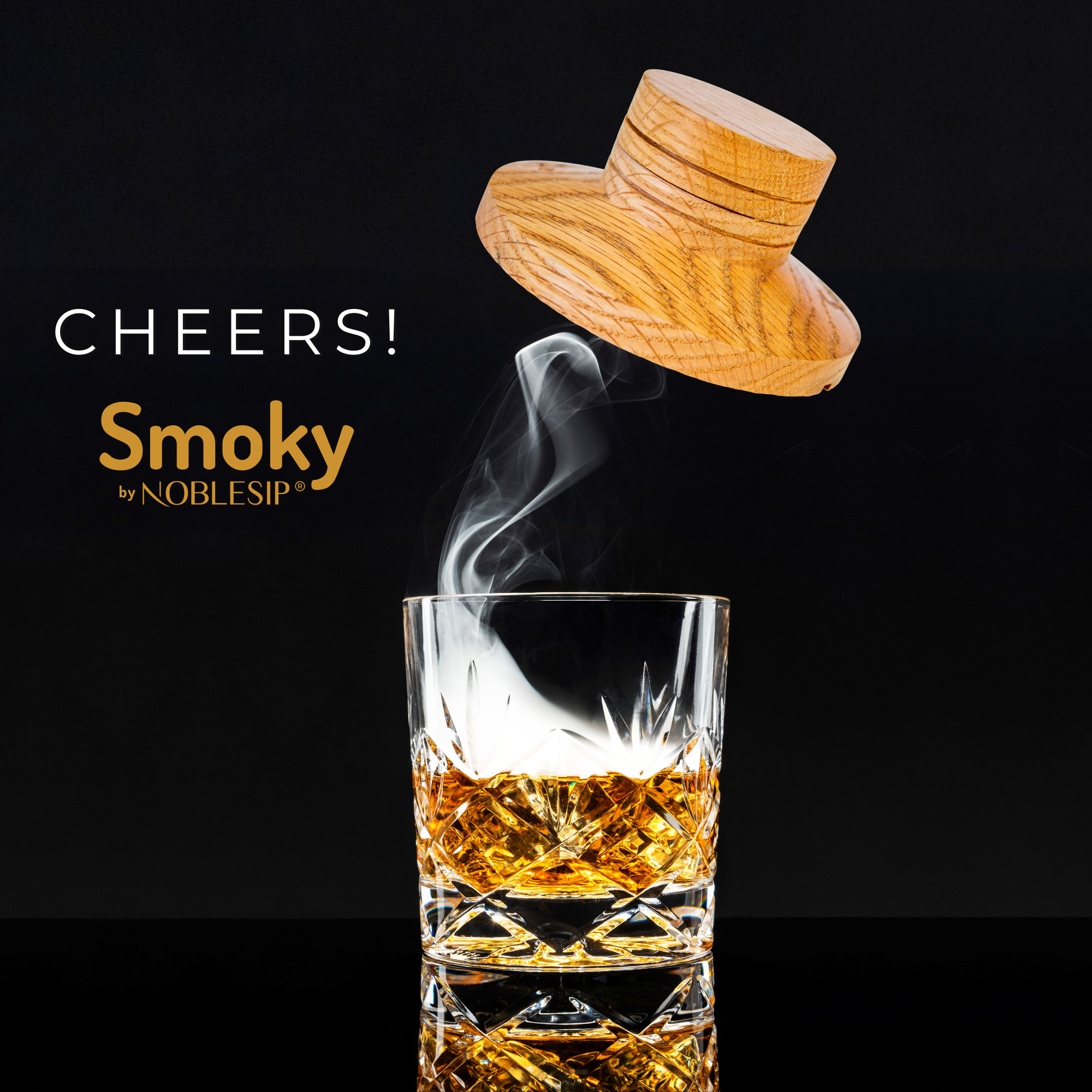 Cocktail Smoker Kit with Torch & Premium Wood Chips — Gift Set for Old Fashioned & Whiskey Bars