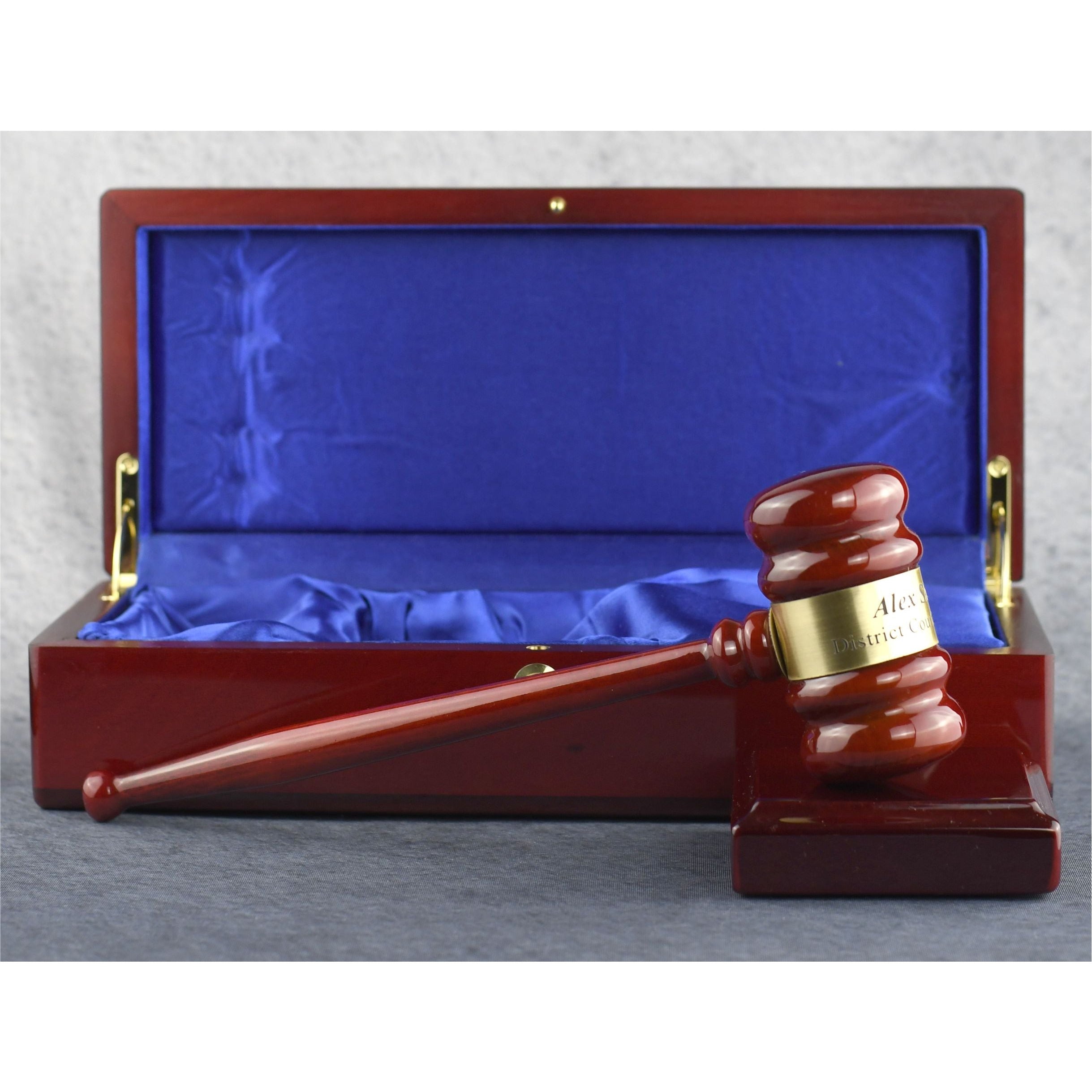 Rosewood Gavel and Case-Awards &amp; Engraving