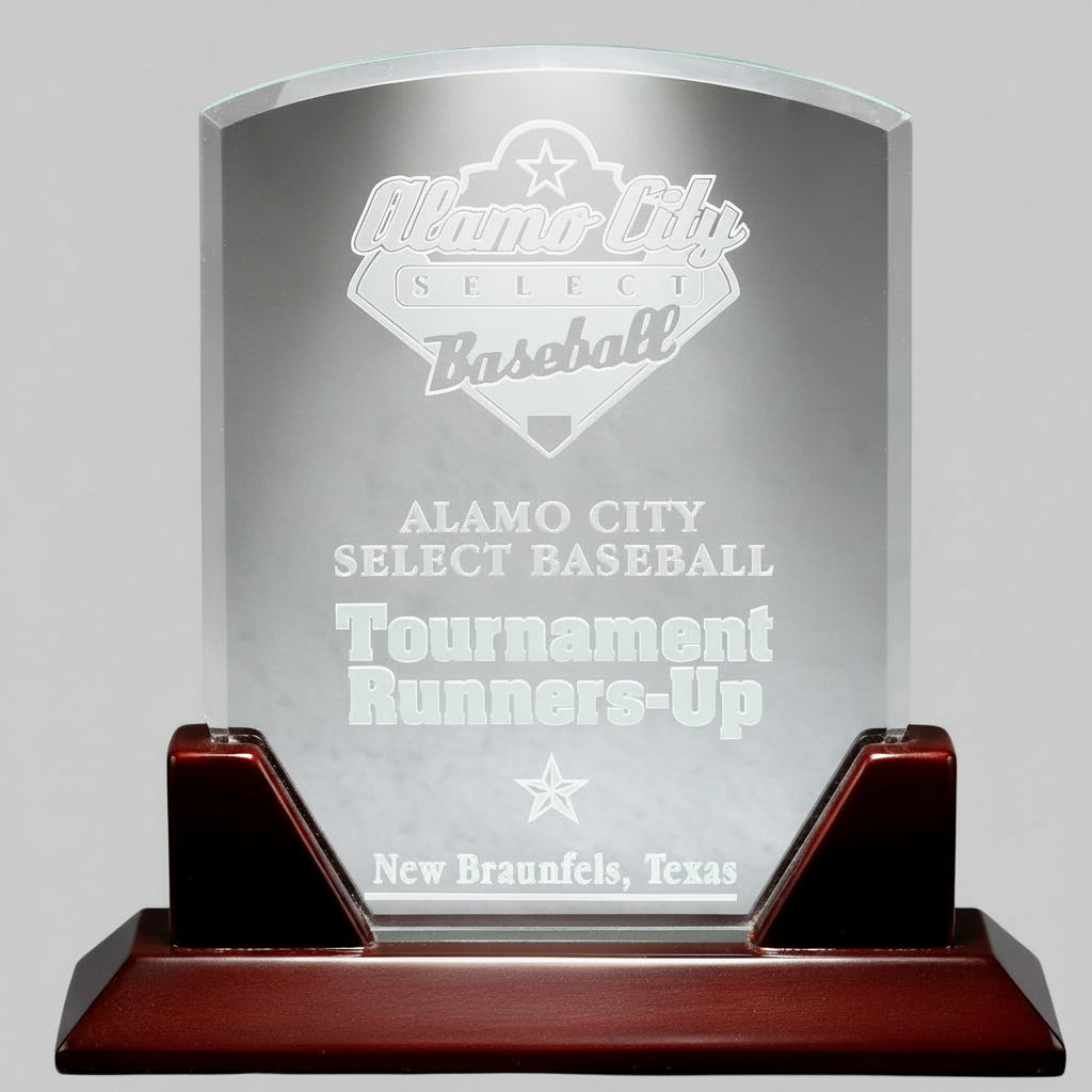 Clear Crystal Spirit Arch-Awards &amp; Engraving