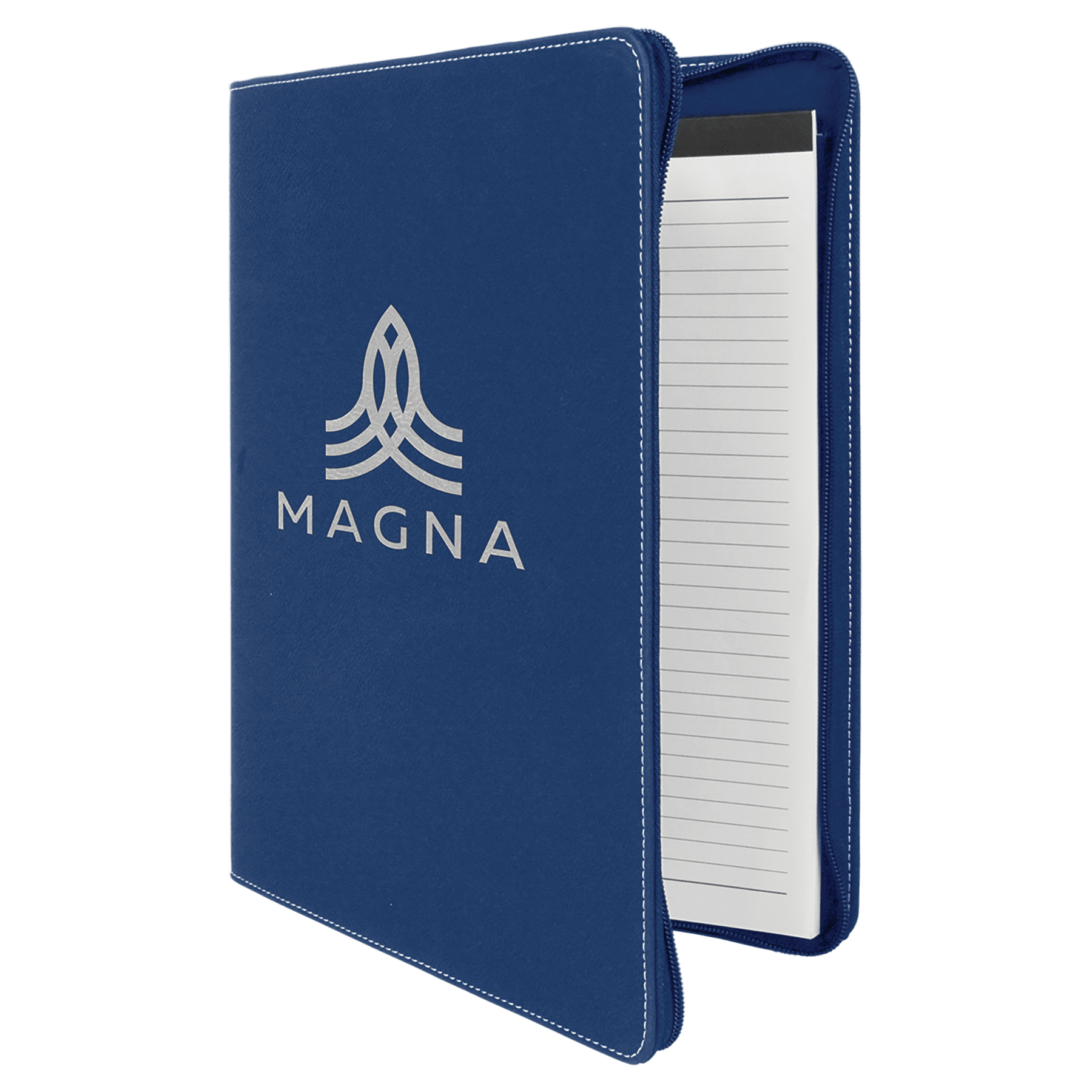 Laserable Leatherette® Portfolios with Zipper