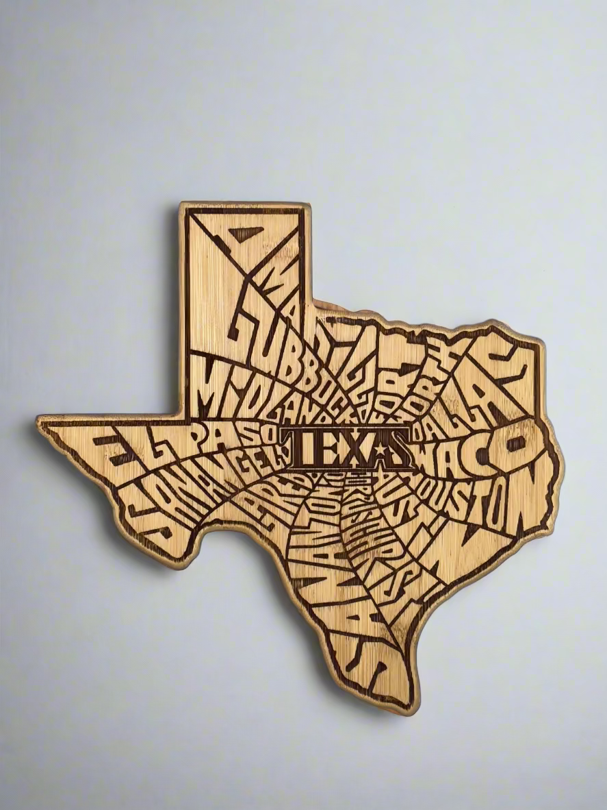The Totally Bamboo® A Spin Around Texas Board