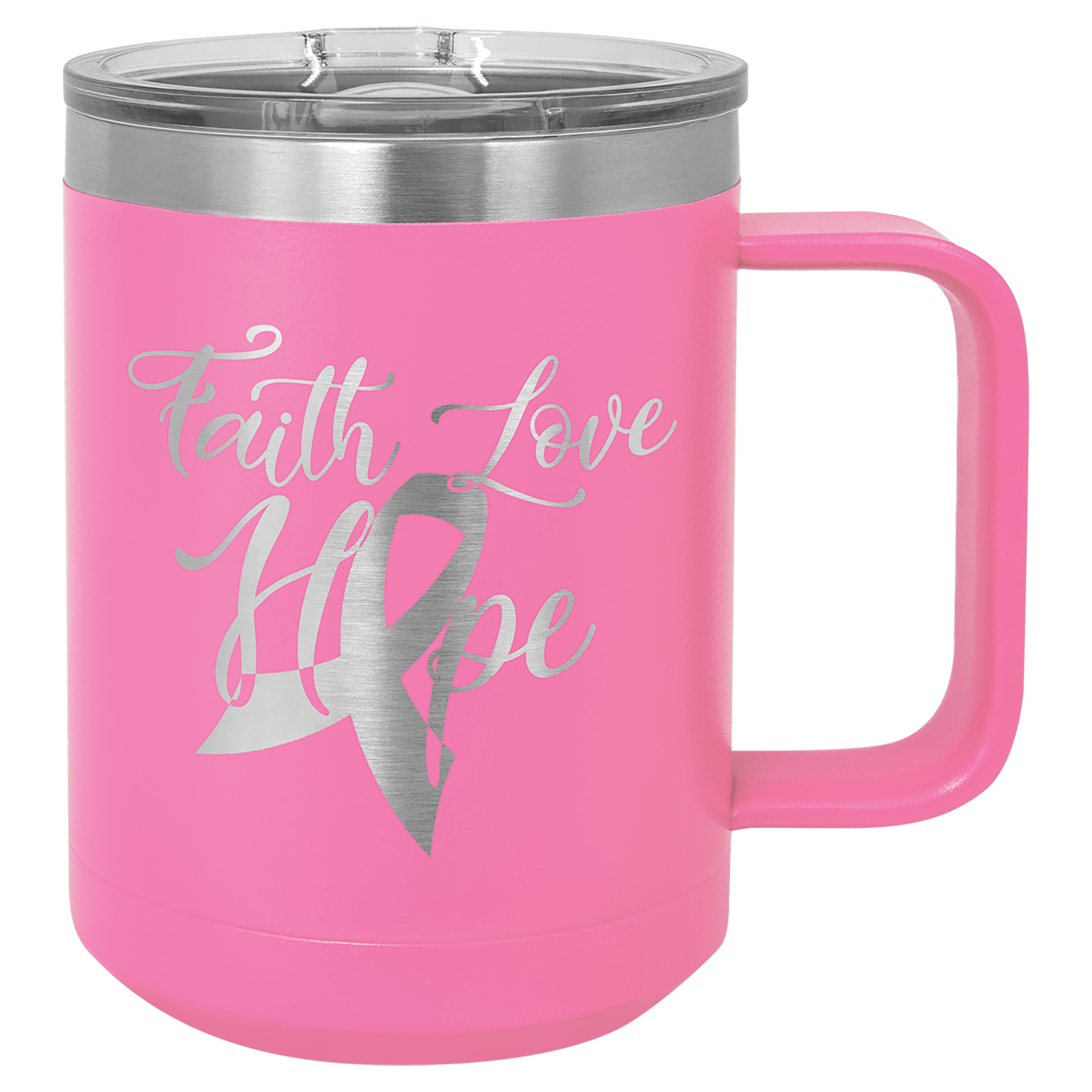 15 oz. Stainless Steel Vacuum Insulated Mug with Slider Lid