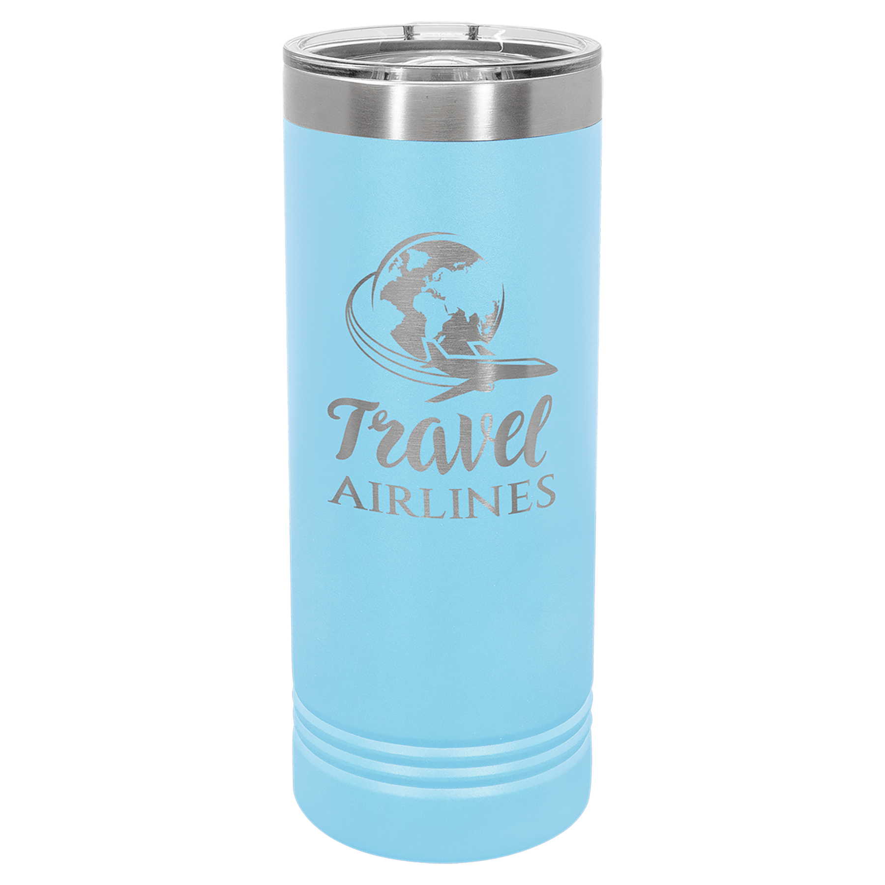 22 oz. Stainless Steel Skinny Tumbler with Slider Lid