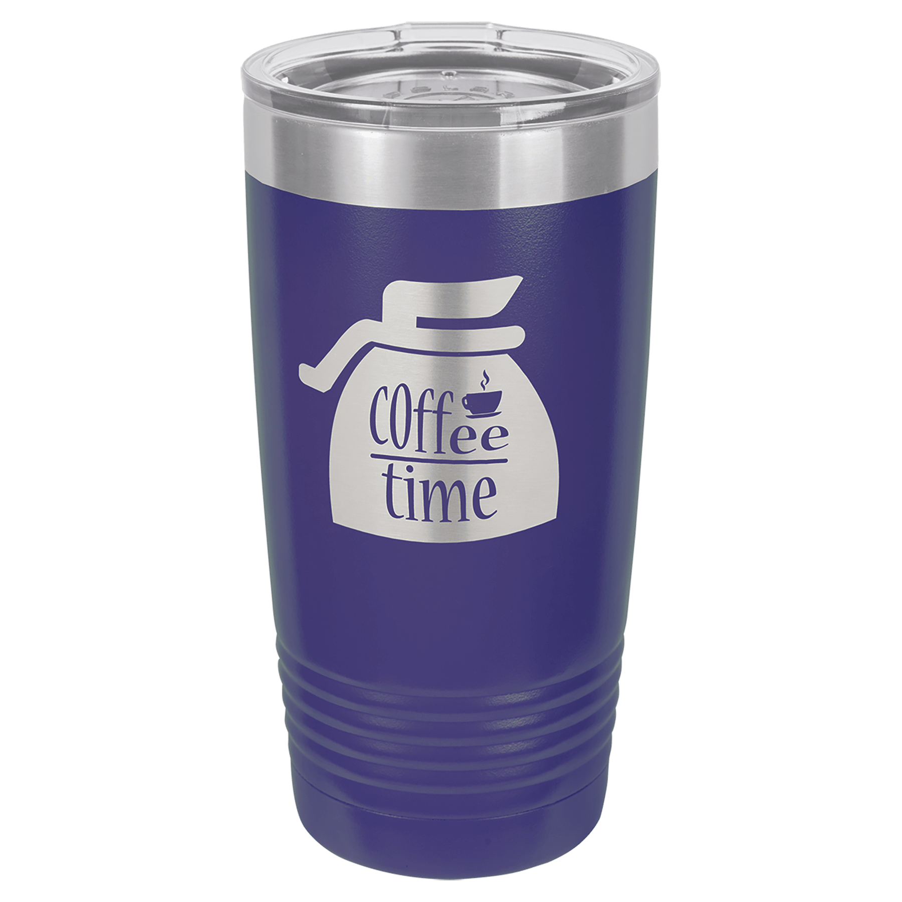 20 oz. Stainless Steel Vacuum Insulated Ringneck Tumbler with Clear Lid