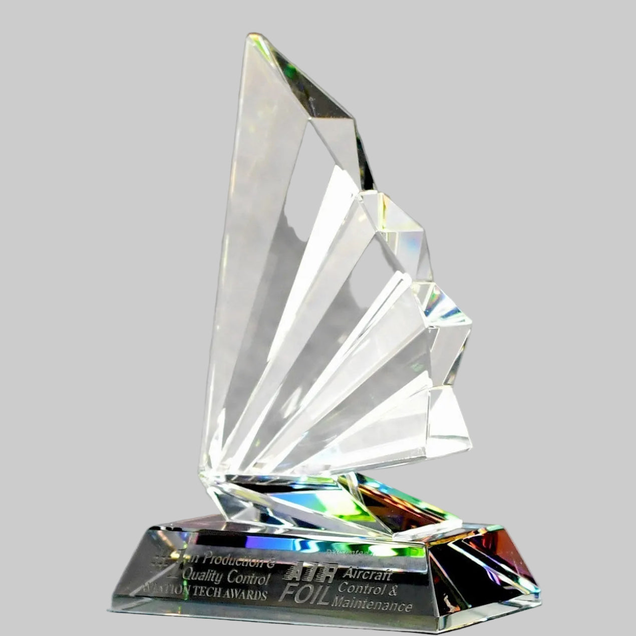 Fanfare Spectra Color Crystal-Awards &amp; Engraving