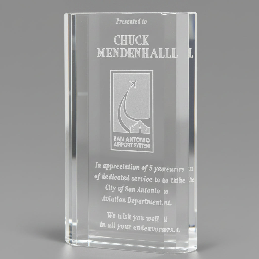 Optic Crystal Merit Award-Awards &amp; Engraving